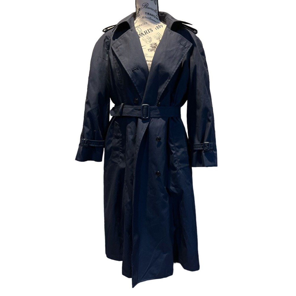 DSCP Womens Trench Coat Military Defender Collection Blue With Liner Siz…